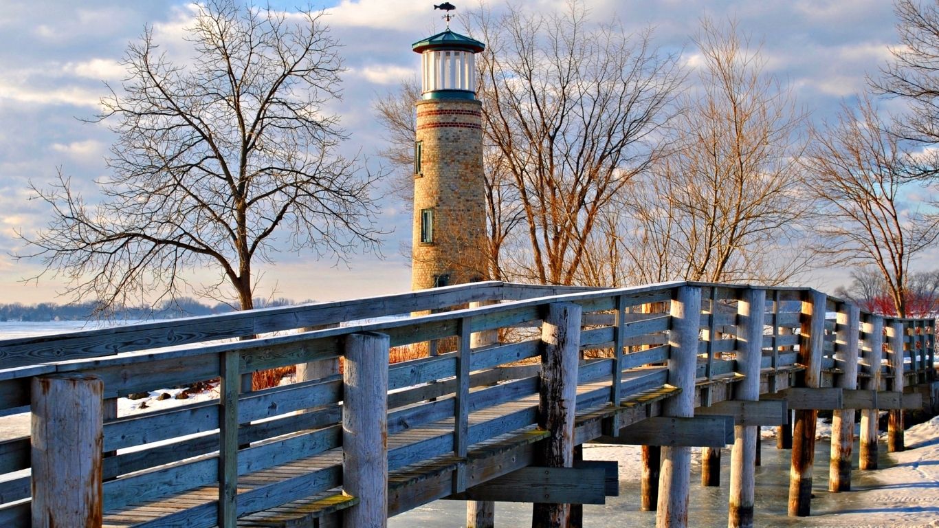 A beautiful lighthouse